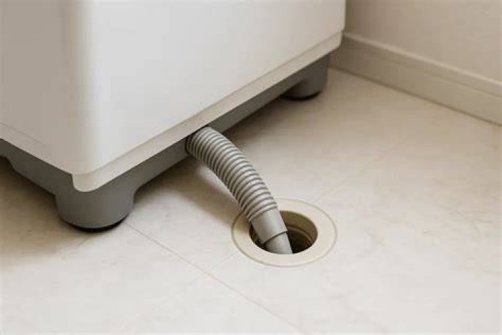 洗濯機の排水口の穴まわりの汚れイメージ